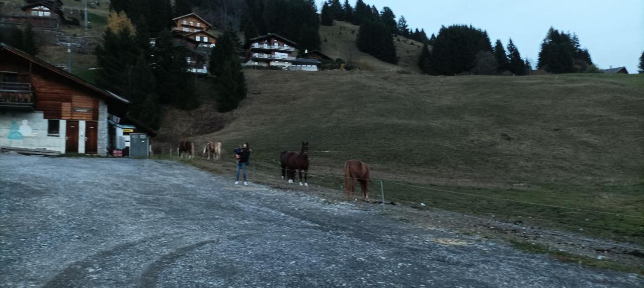 Studio Appartement Avec Piscine, Ski Porte Du Soleil Morgins, Ps3 Games, Wash & Bring Sheets Exterior foto